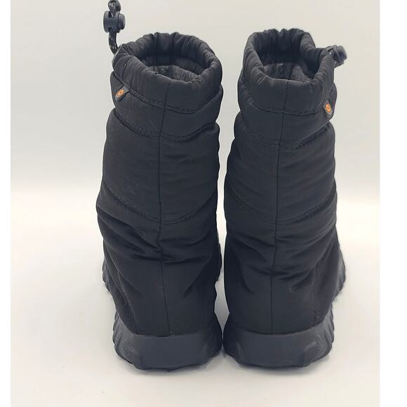 BOGS Puffy Mid Women's Lightweight Insulated Waterproof Boot Size 8 Black GUC - Picture 4 of 6